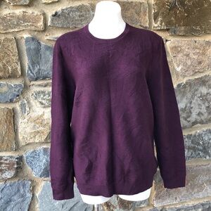 Ted Baker Purple Crew Neck Sweater Size 4